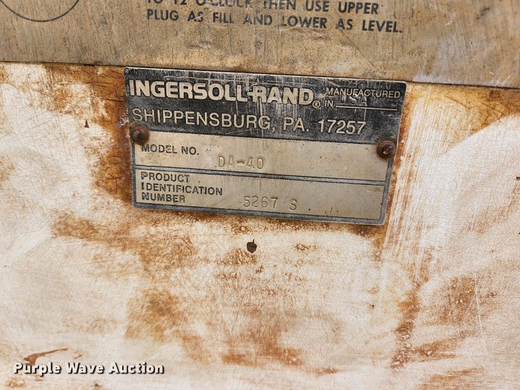 image for item DI1203 1984 Ingersoll Rand DA-40  double drum roller