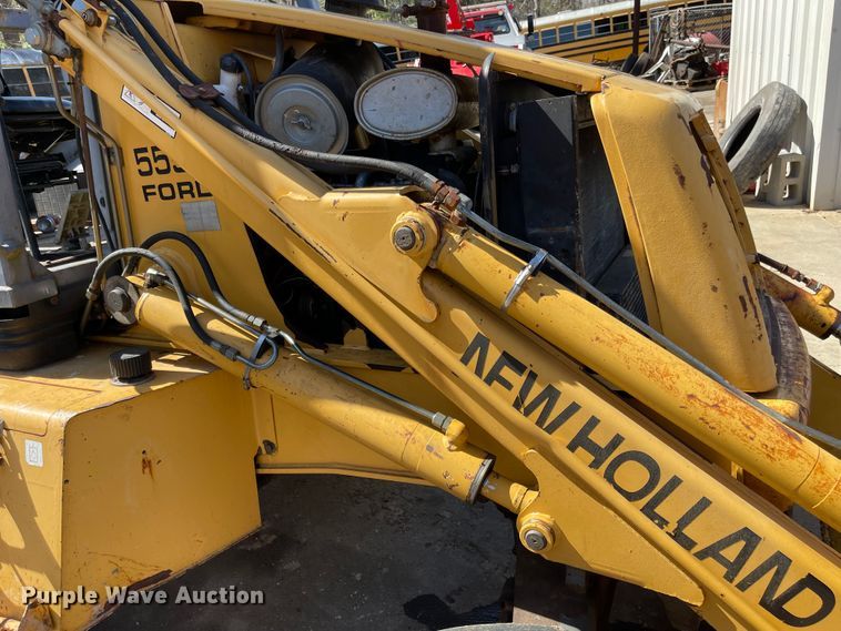 image for item DI8636 New Holland 555E  backhoe