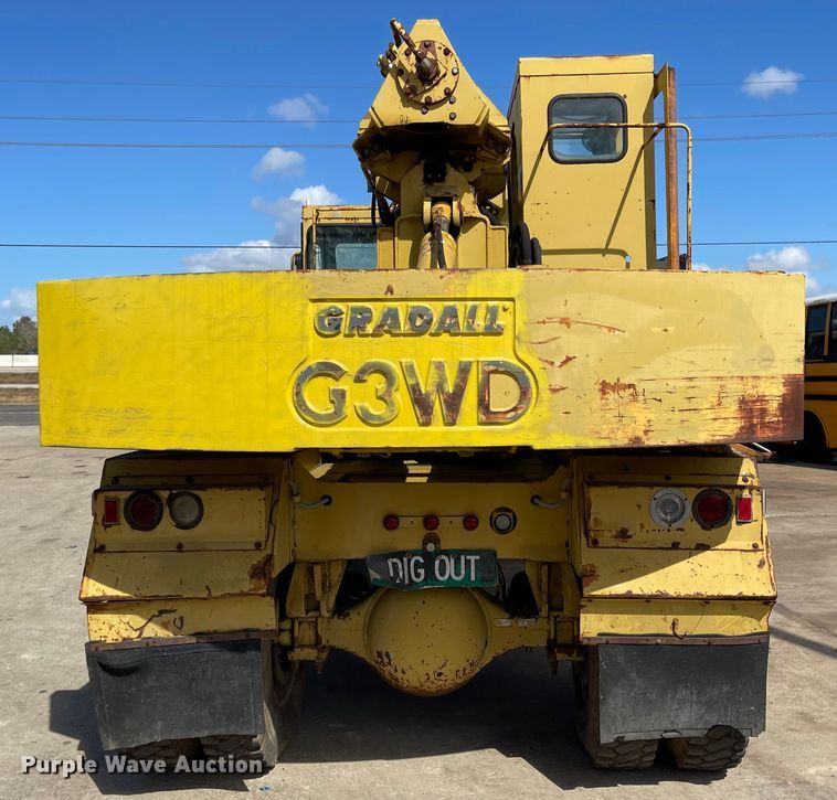 image for item DI8638 Gradall G3WD  wheeled excavator