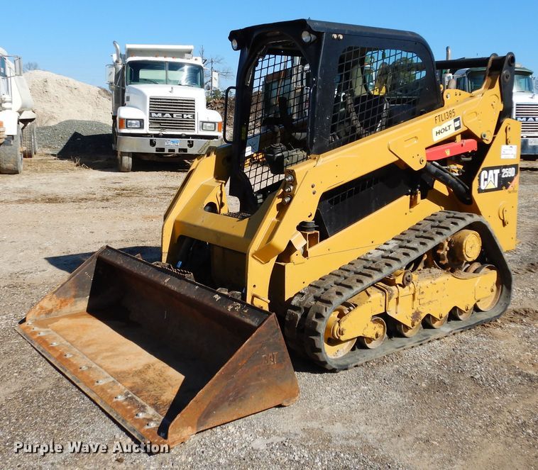 image for item DI8666 2014 Caterpillar 259D  tracked skid steer loader