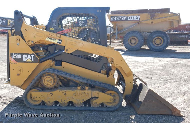 image for item DI8666 2014 Caterpillar 259D  tracked skid steer loader
