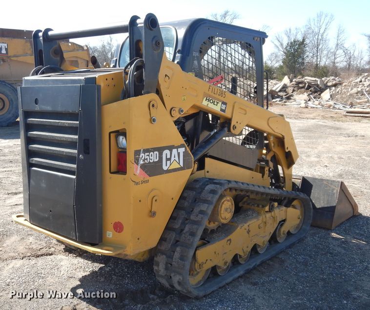 image for item DI8666 2014 Caterpillar 259D  tracked skid steer loader