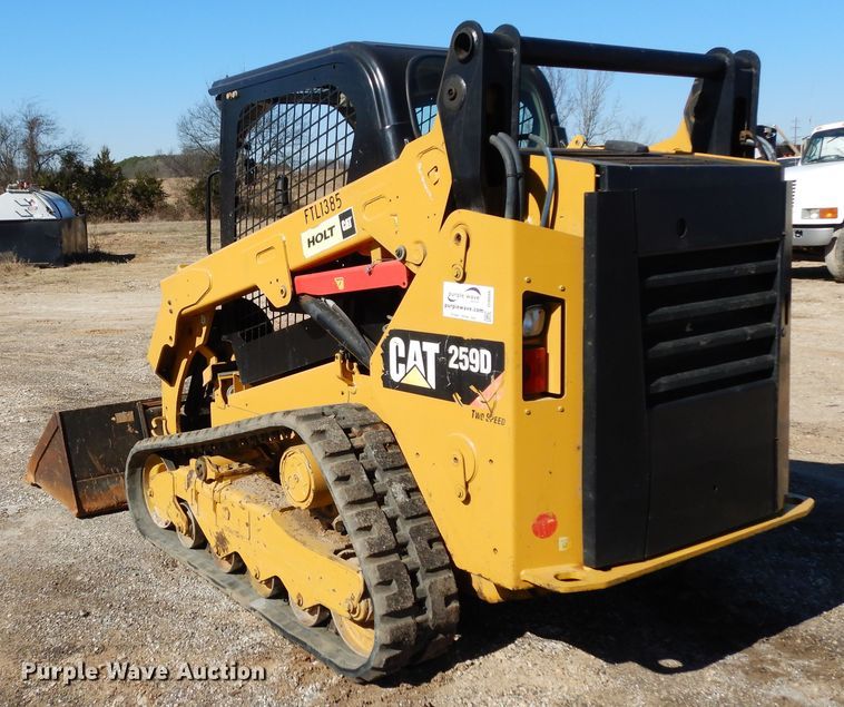 image for item DI8666 2014 Caterpillar 259D  tracked skid steer loader