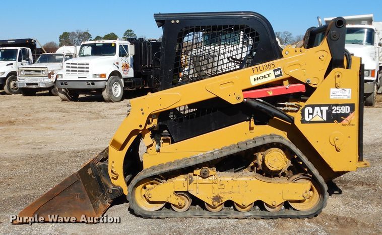image for item DI8666 2014 Caterpillar 259D  tracked skid steer loader