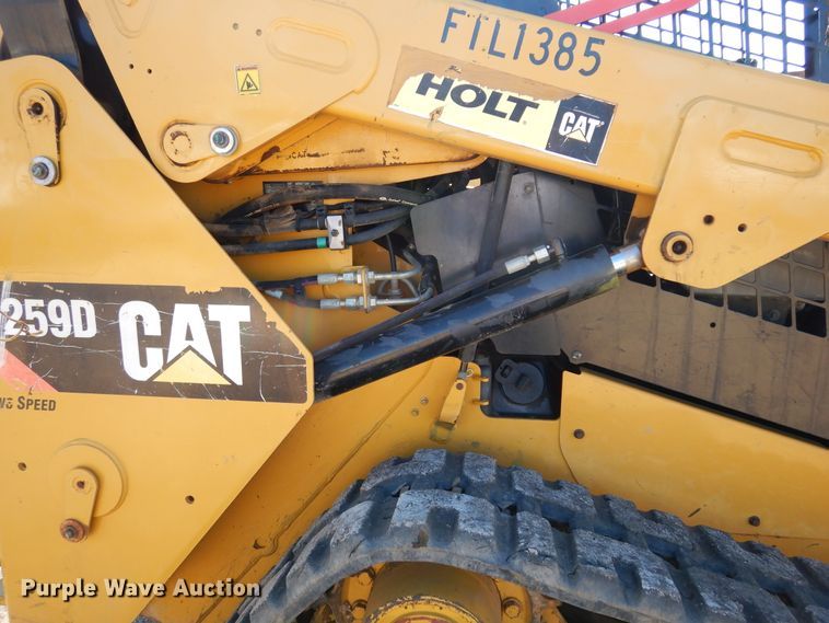 image for item DI8666 2014 Caterpillar 259D  tracked skid steer loader