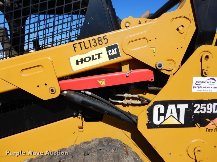 image for item DI8666 2014 Caterpillar 259D  tracked skid steer loader