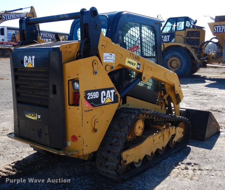 image for item DI8667 2014 Caterpillar 259D  tracked skid steer loader