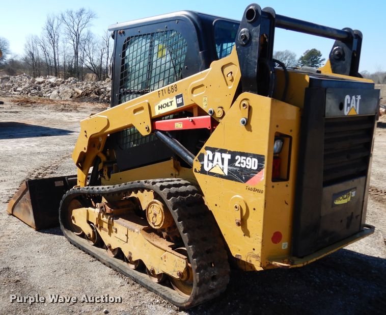 image for item DI8667 2014 Caterpillar 259D  tracked skid steer loader