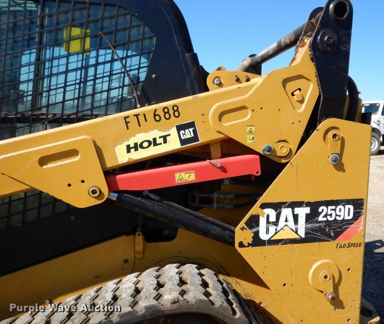 image for item DI8667 2014 Caterpillar 259D  tracked skid steer loader