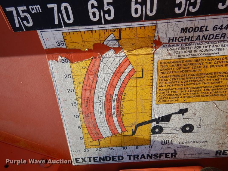 image for item DI8675 Lull 644 Highlander II  telehandler