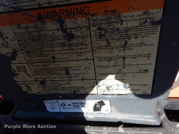 image for item DI8676 2007 JLG 450AJ  boom lift