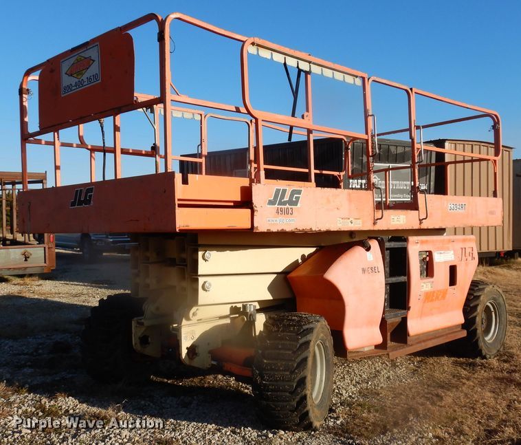 image for item DI8677 JLG 3394RT  scissor lift