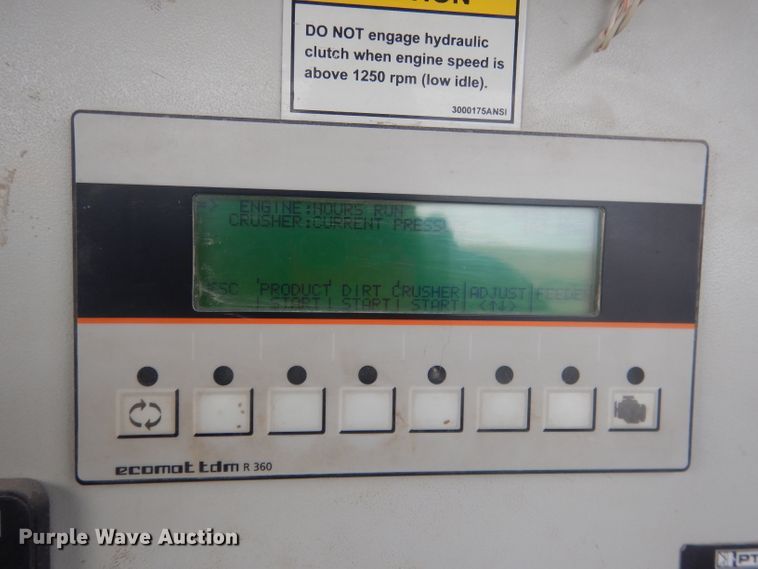 image for item DJ1271 2007 Terex Pegson XR400  crusher