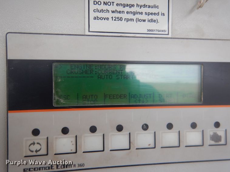 image for item DJ1271 2007 Terex Pegson XR400  crusher