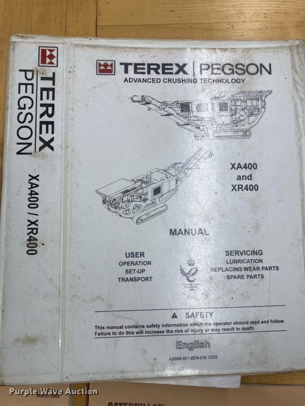 image for item DJ1271 2007 Terex Pegson XR400  crusher