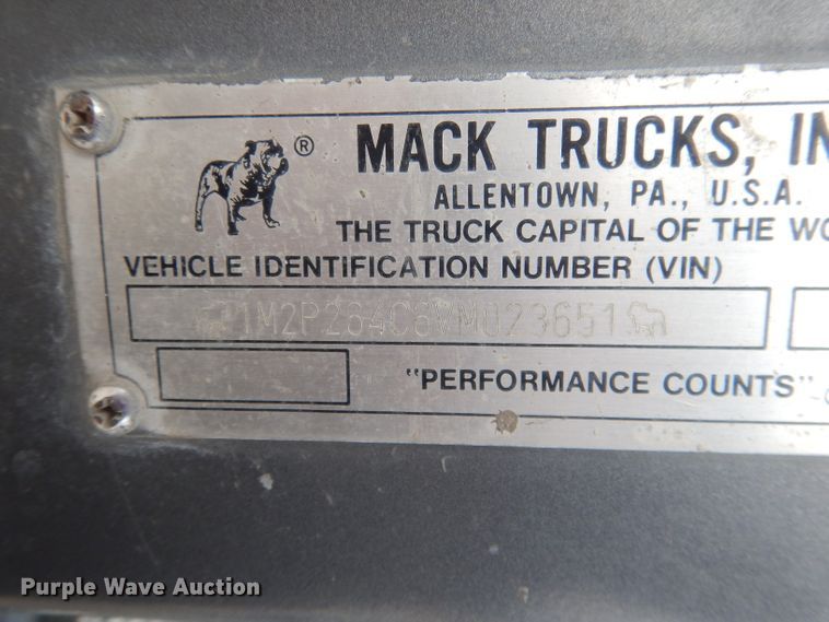 image for item DJ1272 1997 Mack RD690S  ready mix truck