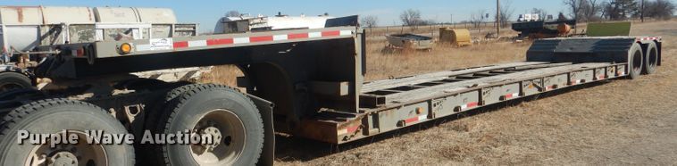 image for item DJ1275 1990 Talbert TDW305RGT1  lowboy equipment trailer
