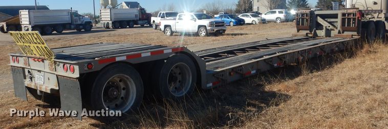 image for item DJ1275 1990 Talbert TDW305RGT1  lowboy equipment trailer