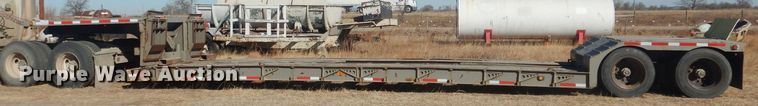 image for item DJ1275 1990 Talbert TDW305RGT1  lowboy equipment trailer