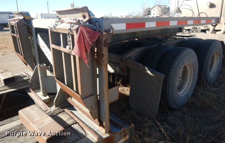 image for item DJ1275 1990 Talbert TDW305RGT1  lowboy equipment trailer