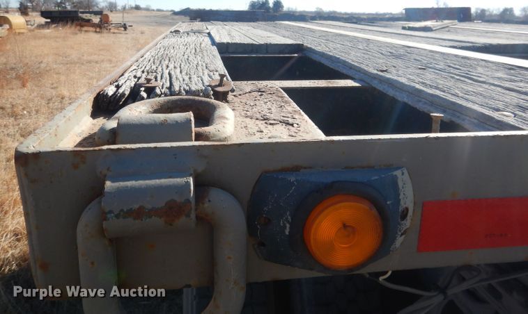 image for item DJ1275 1990 Talbert TDW305RGT1  lowboy equipment trailer