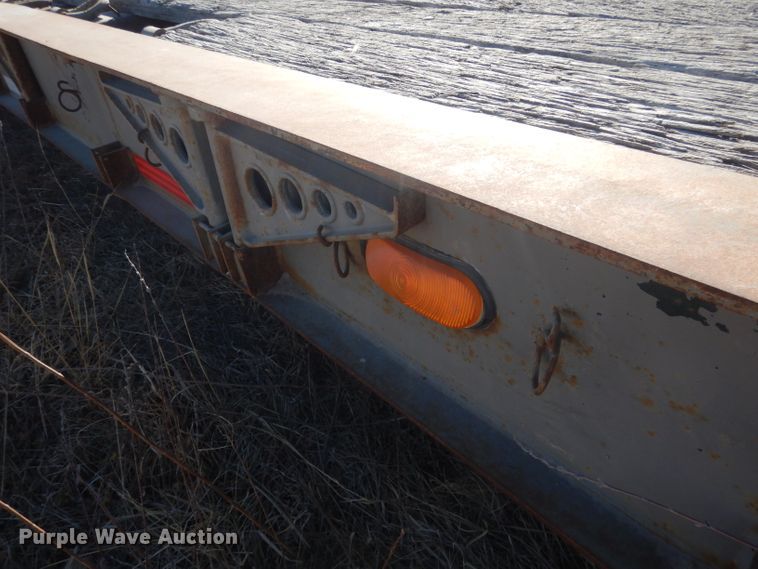 image for item DJ1275 1990 Talbert TDW305RGT1  lowboy equipment trailer