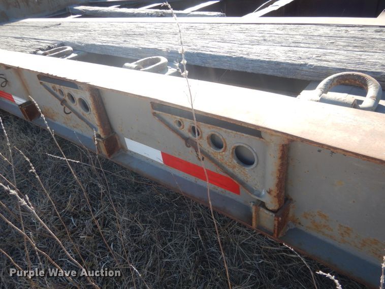 image for item DJ1275 1990 Talbert TDW305RGT1  lowboy equipment trailer