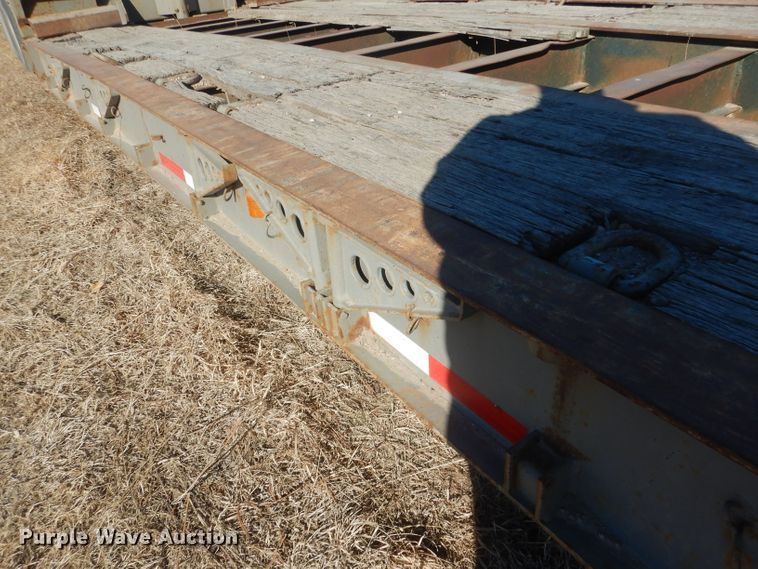image for item DJ1275 1990 Talbert TDW305RGT1  lowboy equipment trailer