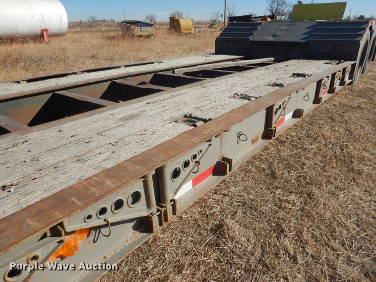 image for item DJ1275 1990 Talbert TDW305RGT1  lowboy equipment trailer