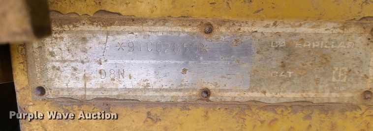 image for item DJ1701 1989 Caterpillar D8N  dozer