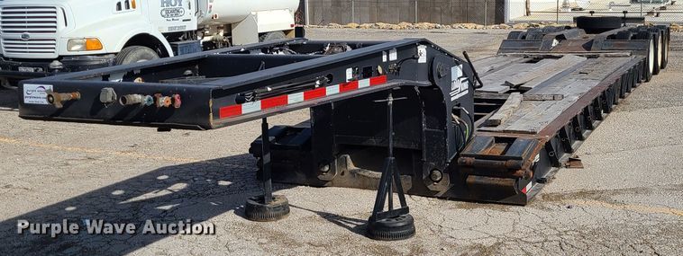 image for item DJ1703 2000 Load King HDD503  lowboy equipment trailer