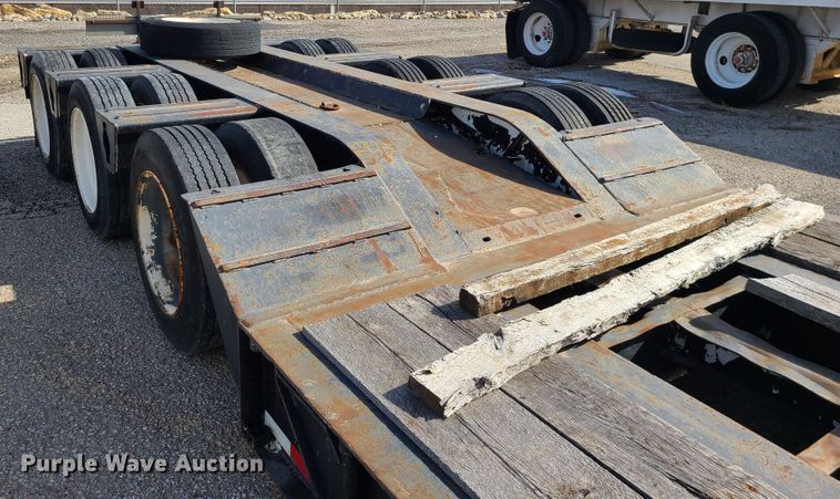 image for item DJ1703 2000 Load King HDD503  lowboy equipment trailer