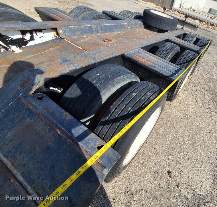 image for item DJ1703 2000 Load King HDD503  lowboy equipment trailer