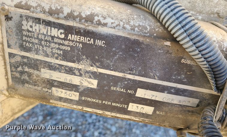 image for item DJ1705 Schwing P88  concrete pump