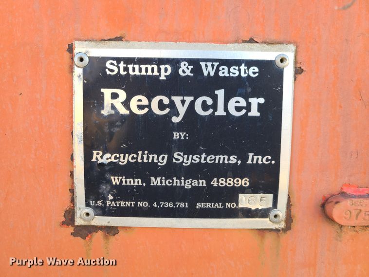 image for item DJ1707 Morbark  waste recycler