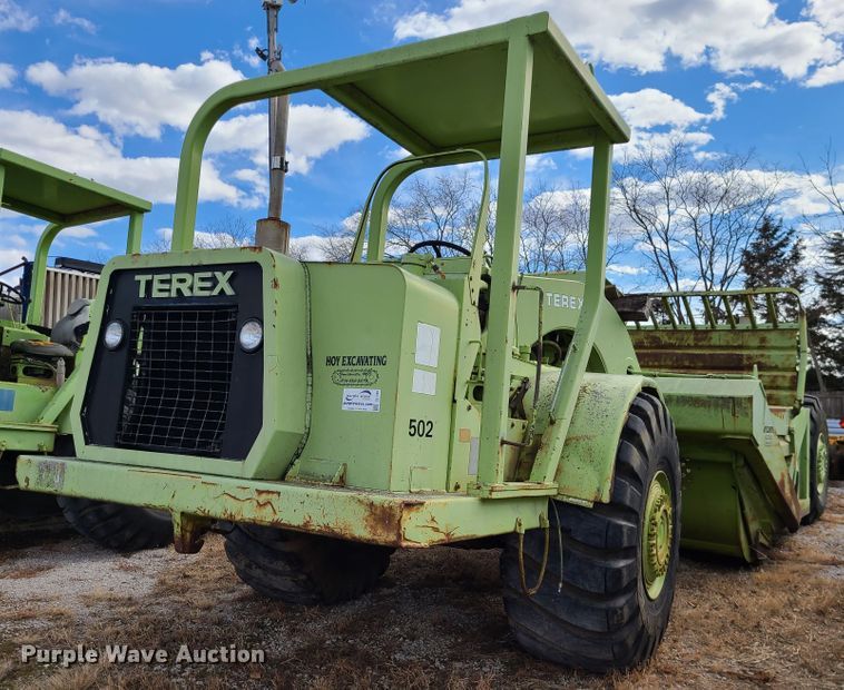 image for item DJ1709 1960 Terex TS-14B  conventional scraper