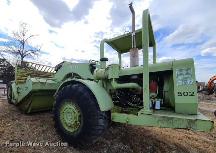 image for item DJ1709 1960 Terex TS-14B  conventional scraper