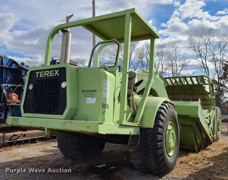 image for item DJ1710 1983 Terex TS-14B  conventional scraper