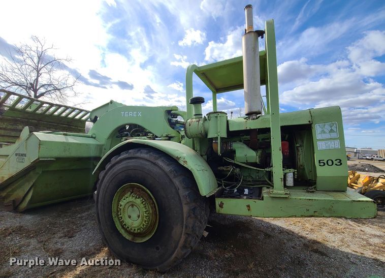 image for item DJ1710 1983 Terex TS-14B  conventional scraper