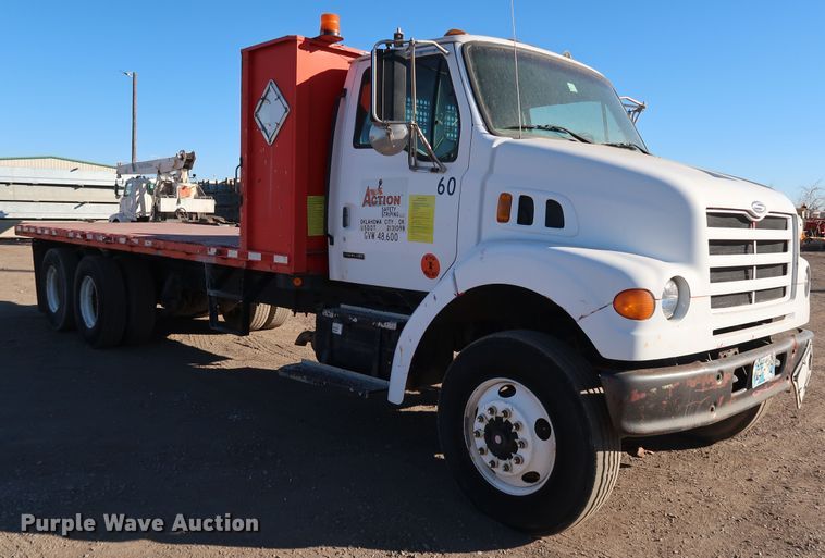 image for item DK3560 2000 Sterling LT7500  flatbed truck