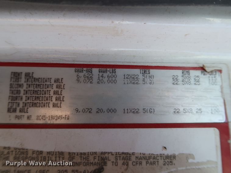 image for item DK3560 2000 Sterling LT7500  flatbed truck