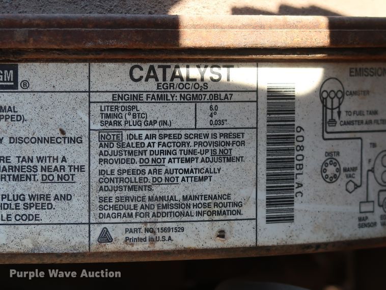 image for item DK3566 1992 GMC C5500  pressure digger truck