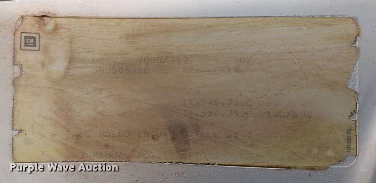 image for item DK3566 1992 GMC C5500  pressure digger truck