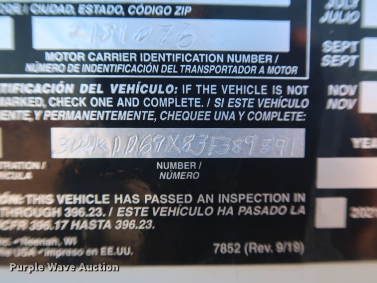 image for item DK3569 2003 Kenworth T800  semi truck