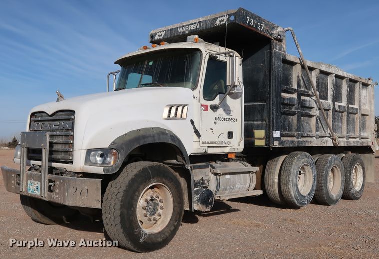image for item DK3573 2008 Mack GU713  dump truck