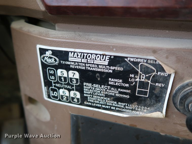 image for item DK3573 2008 Mack GU713  dump truck