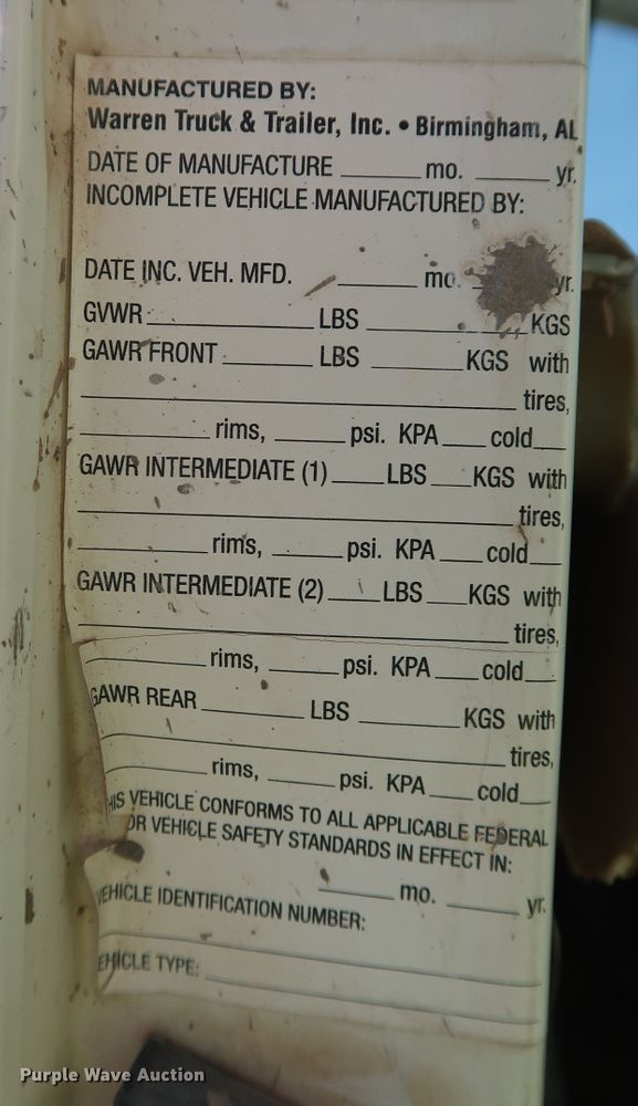 image for item DK3573 2008 Mack GU713  dump truck