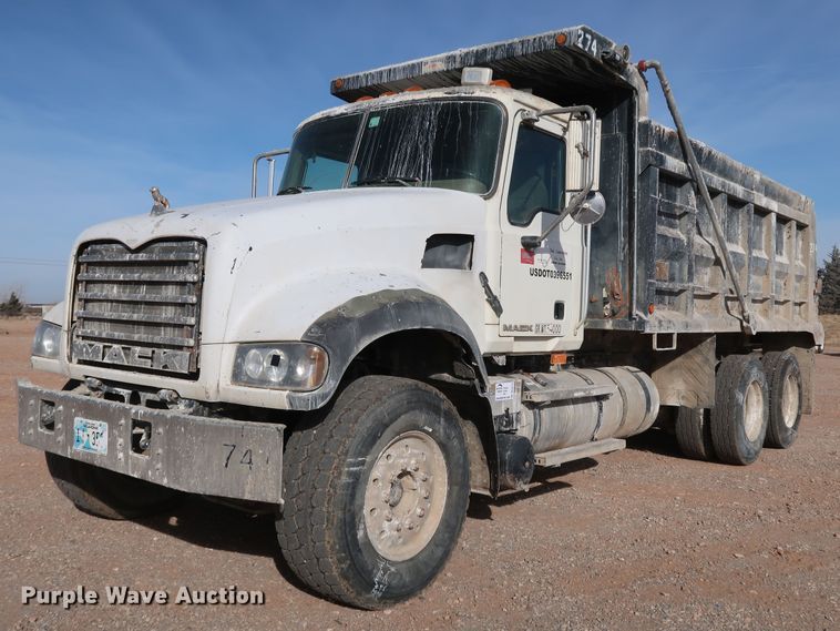 image for item DK3574 2009 Mack GU713  dump truck