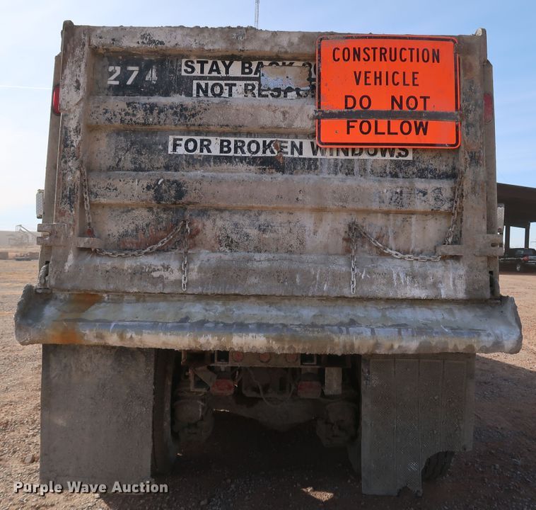 image for item DK3574 2009 Mack GU713  dump truck