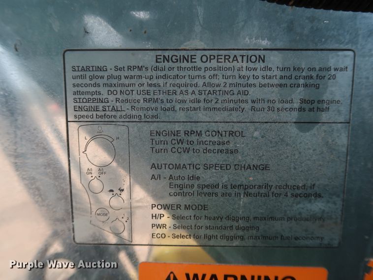 image for item DK3581 2015 John Deere 210G LC  excavator